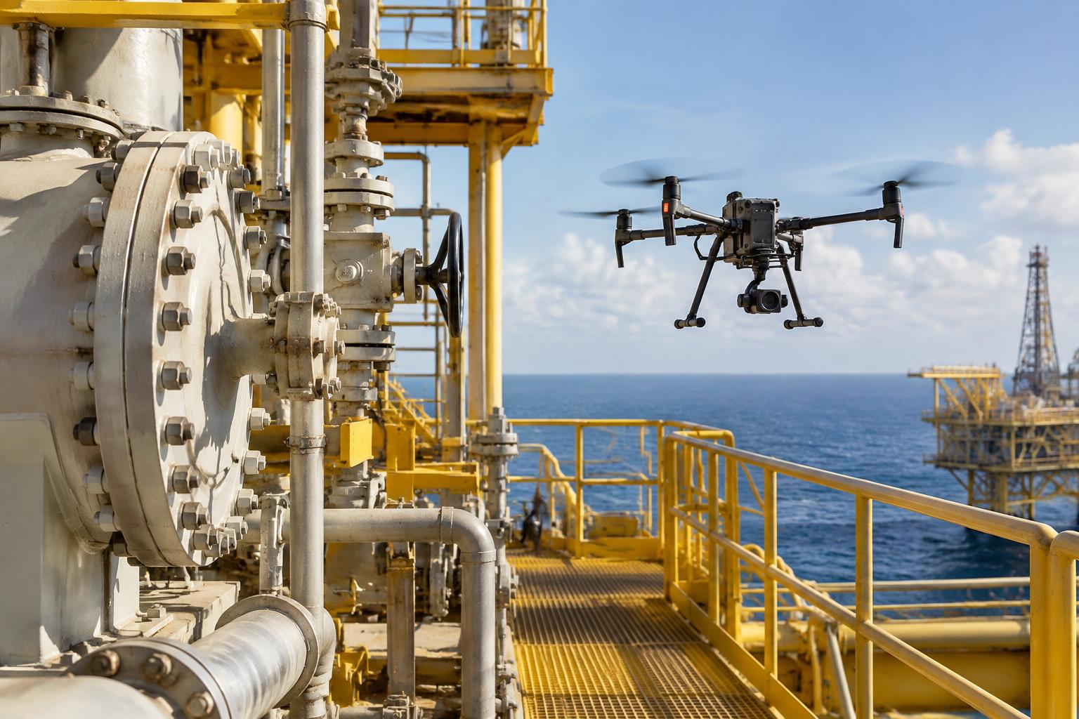 Imagem ilustrativa de api e equipamentos com drone